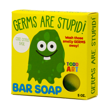 Load image into Gallery viewer, Cool Citrus Basil - Germs are Stupid Soap

