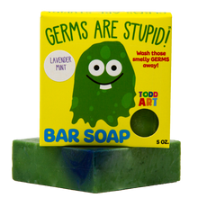 Load image into Gallery viewer, Lavender Mint - Germs are Stupid Soap
