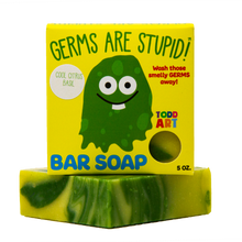 Load image into Gallery viewer, Cool Citrus Basil - Germs are Stupid Soap
