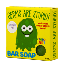 Load image into Gallery viewer, Lavender Mint - Germs are Stupid Soap
